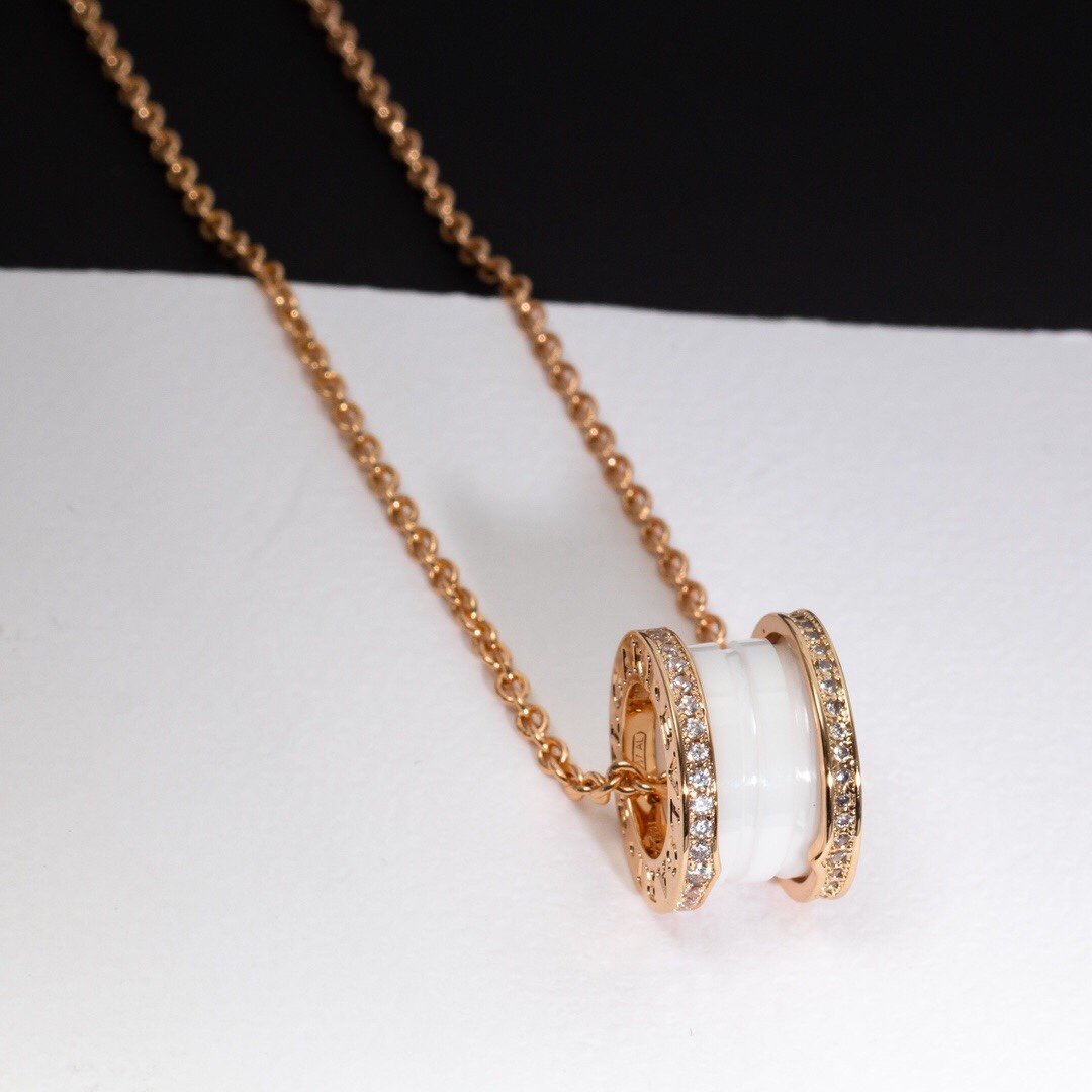B.zero1 necklace 18k rose gold