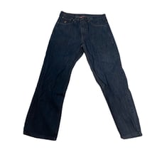Rocawear Mens Dark Wash Embroidered Baggy Jeans- Size 36x32