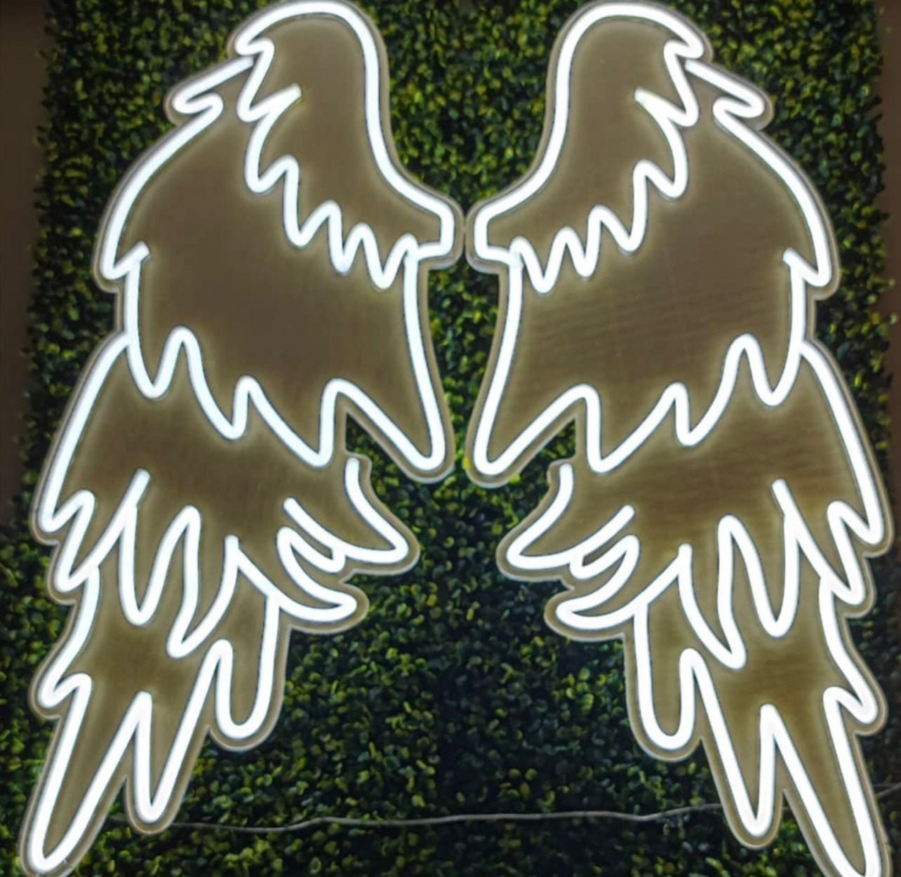 Lovely Life-Like Large Size Angel Wings LED Light Decor