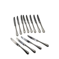 Vintage Jewel by Lenox Set of 12 Butter Knives Stainless Glossy Silver