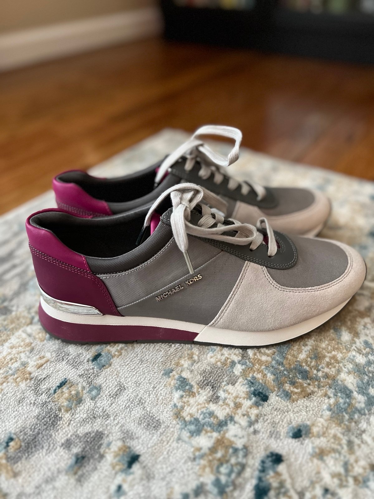 michael kors trainers womens purple