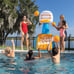 NIB WOW Sports Inflatable Garden Hoops Splash Pad