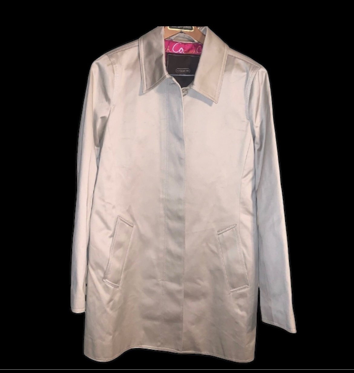 Coach Heavy Trench coat-Sz XS; Beautiful tan color will go with most everything!