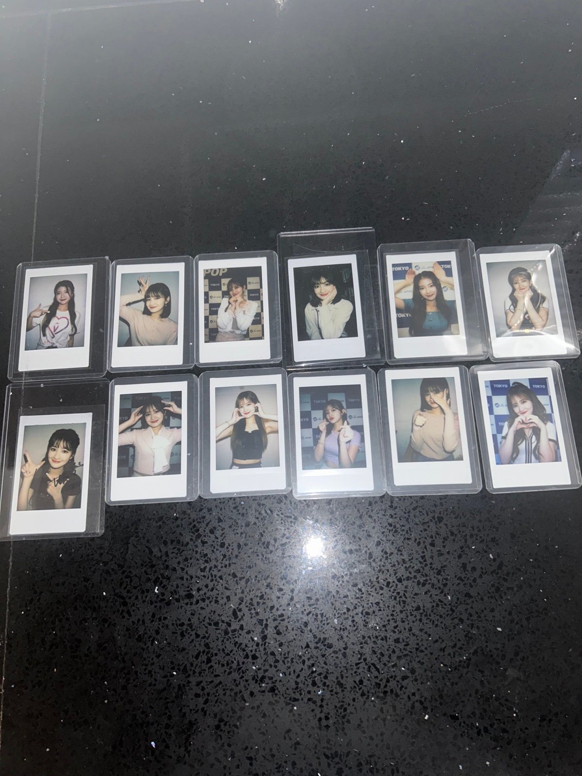 Saturday Yuki and Minseo signed and unsigned polaroids