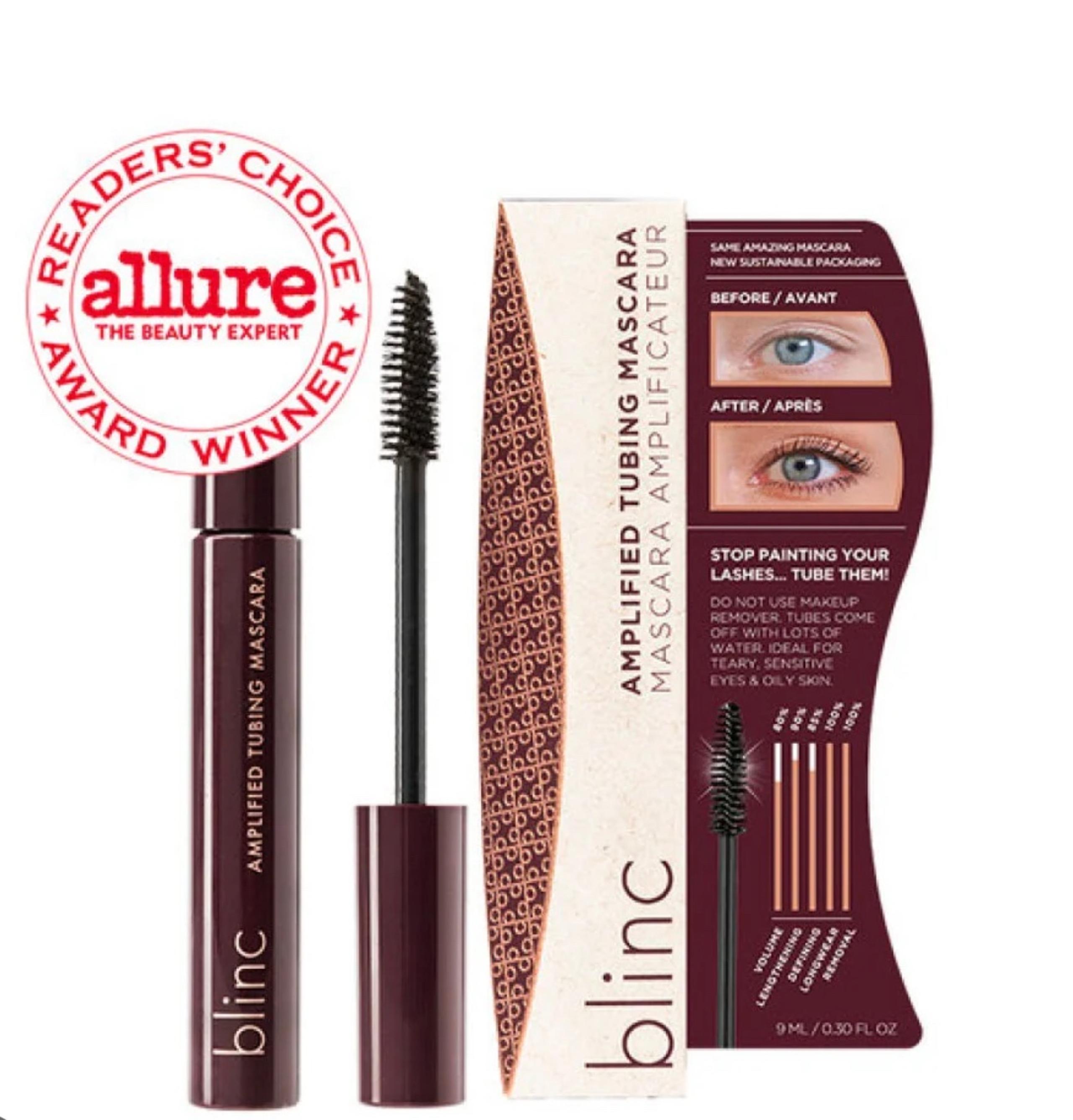 BLINC AMPLIFIED TUBING MASCARA! ALLURE READERS CHOICE AWARD WINNER 2025!