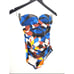 Calvin Klein 4 One-piece Stained Glass Swimwear Strapless Bandeau Bathing Suit