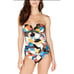 Calvin Klein 4 One-piece Stained Glass Swimwear Strapless Bandeau Bathing Suit