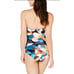 Calvin Klein 4 One-piece Stained Glass Swimwear Strapless Bandeau Bathing Suit