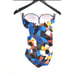 Calvin Klein 4 One-piece Stained Glass Swimwear Strapless Bandeau Bathing Suit