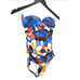 Calvin Klein 4 One-piece Stained Glass Swimwear Strapless Bandeau Bathing Suit