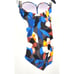 Calvin Klein 4 One-piece Stained Glass Swimwear Strapless Bandeau Bathing Suit