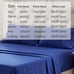Queen Size Sheet Set, Breathable & Cooling Sheets