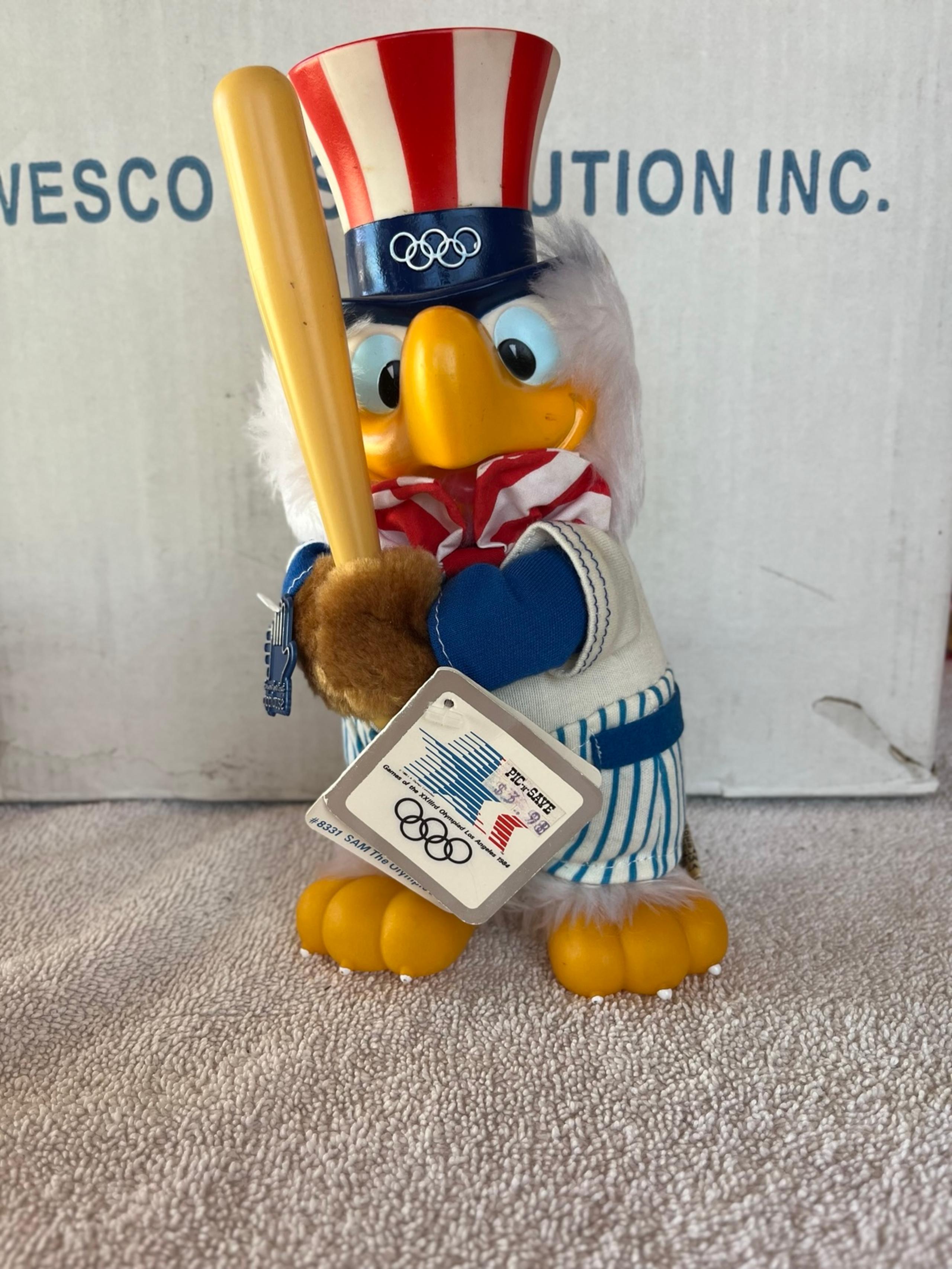 Vintage Olympic doll souvenir from the 1984 LA Olympics