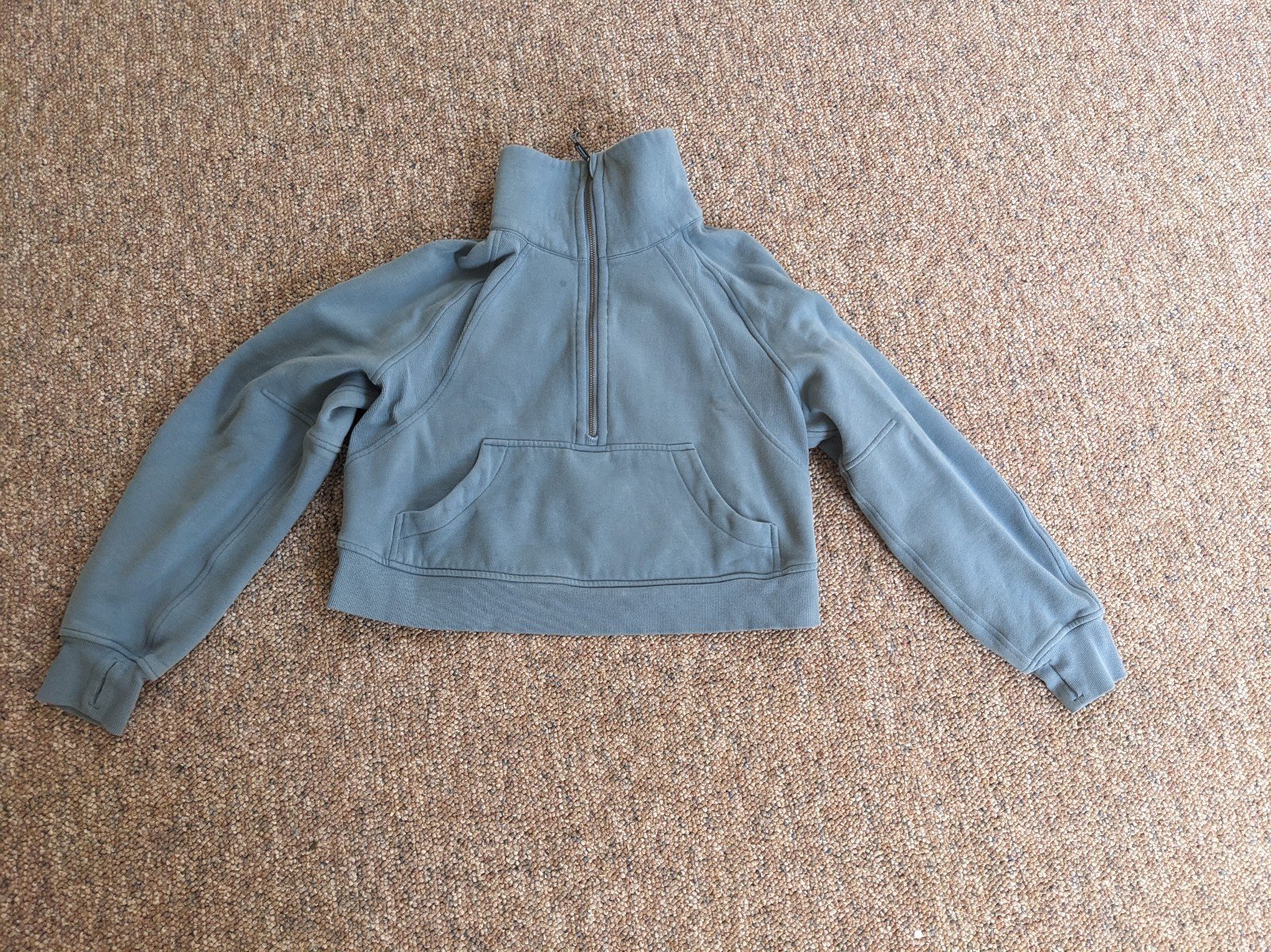 Gently Worn Lululemon Funnel Neck Scuba: Utility Blue
