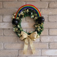 Lucky Pot of Gold St. Patrick's Day Wreath