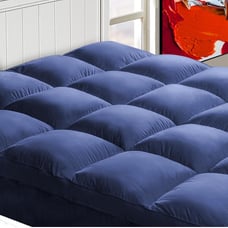 Extra Thick Cooling Mattress Topper Queen for Back Pain