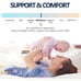 Extra Thick Cooling Mattress Topper Queen for Back Pain