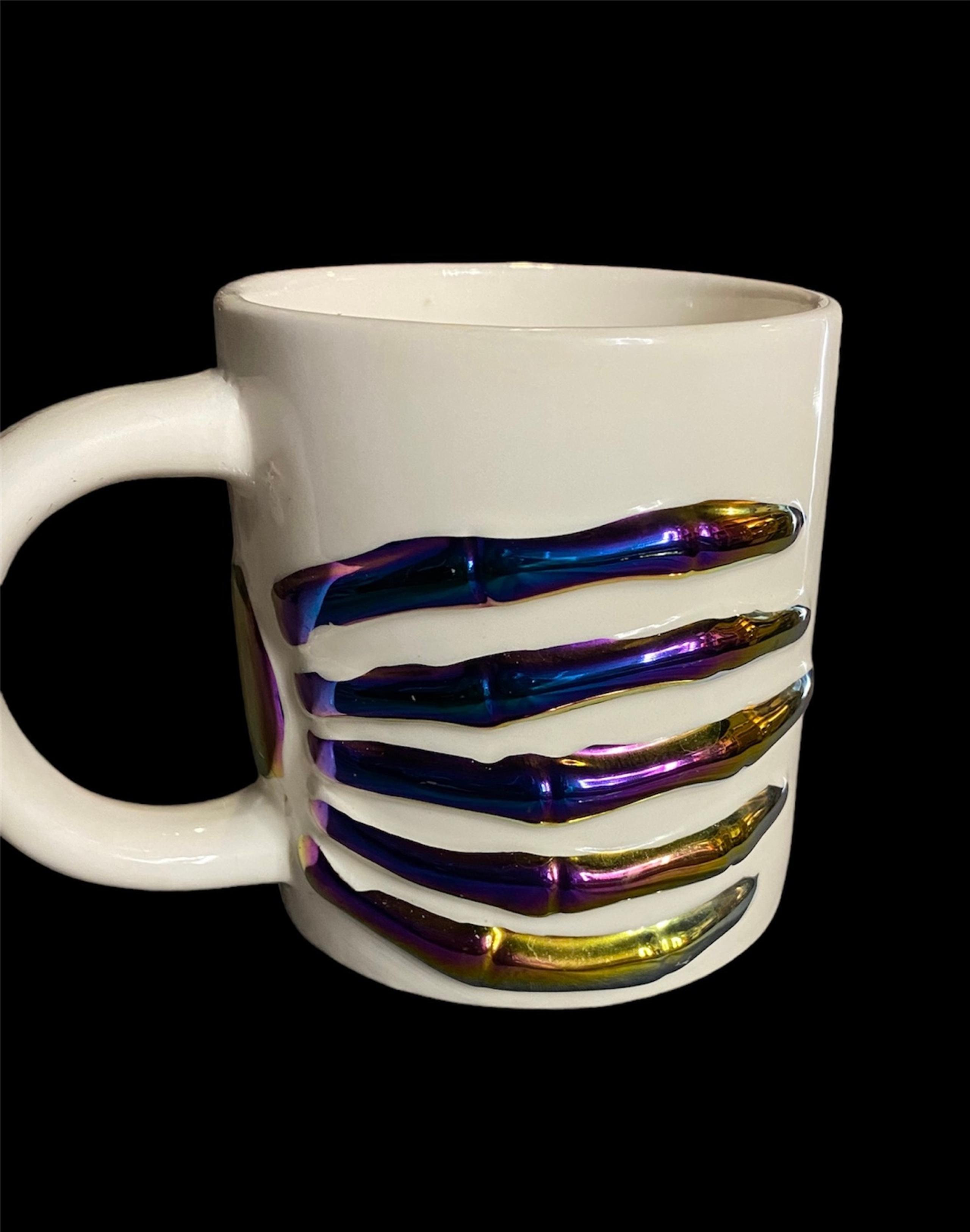 Halloween metallic skeleton hand mug - Walgreens