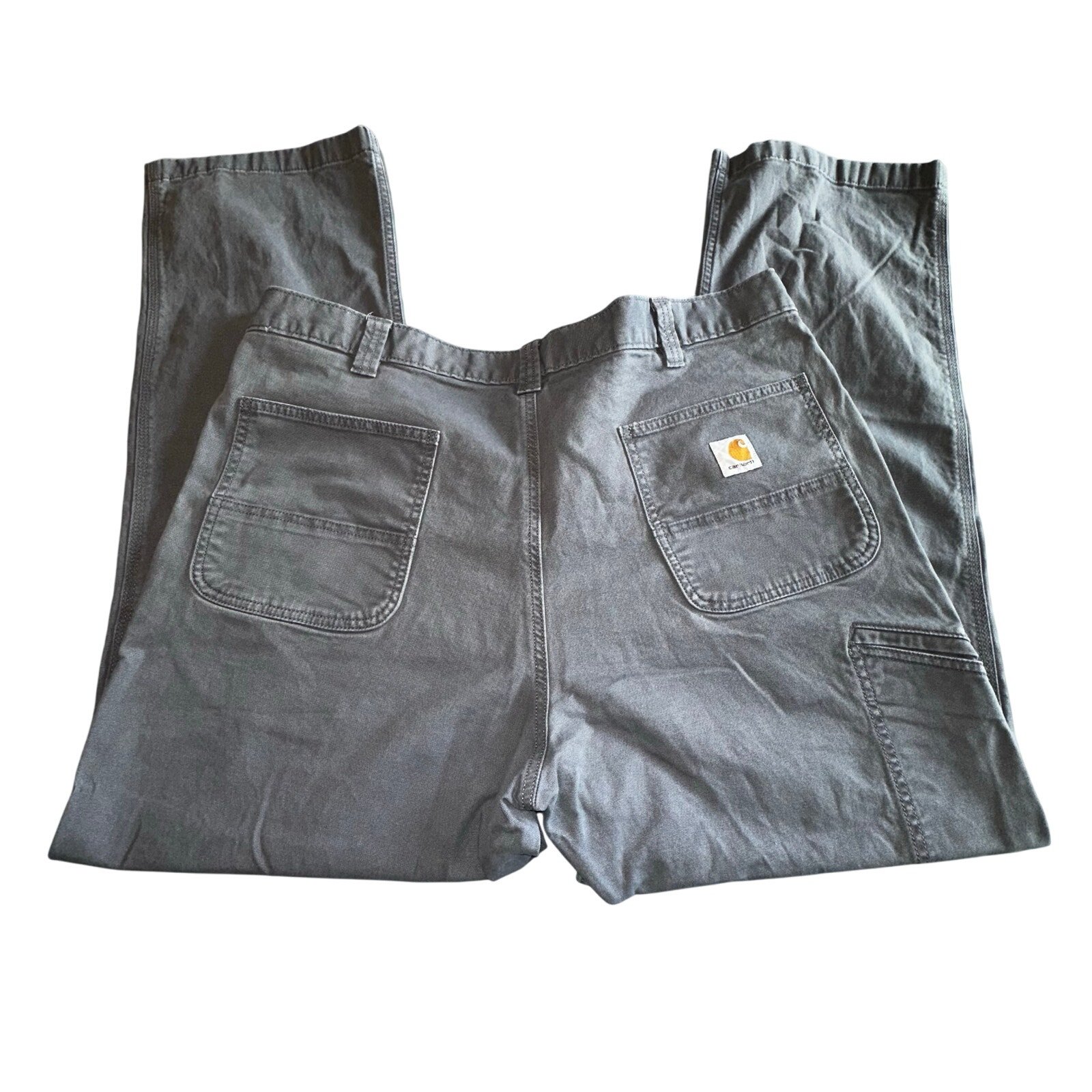 Carhartt Relaxed Fit Gray Cargo Pants Men’s 40x32 Workwear Casual Minimalist