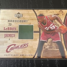2006-07 Upper Deck Hard Court High School Game Used Floor #GF13 Lebron James