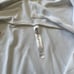 White Fabletics Zip up Hooded Vest Oversize Size S