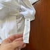 White Fabletics Zip up Hooded Vest Oversize Size S