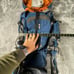 High Sierra Long Trail 90 Internal Frame Adjustable Harness Hiking Backpack Blue