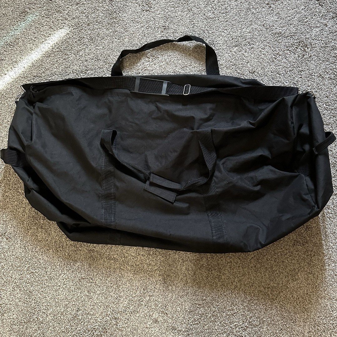 NexPak New Adventure Duffel Bag Black Travel 43”Lx27”Hx24”D