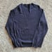 Polo Ralph Lauren V Neck Sweater Pima Cotton Blue Red Pony Pullover size Large