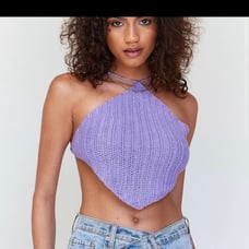 pink purple princess polly knit top