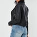 Ultimate Boxy Faux Leather Biker Jacket