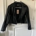 Ultimate Boxy Faux Leather Biker Jacket