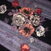 Striped Blush Roses Carly XS 2/4 Dress Extra Small Lularoe Unicorn Floral LLR