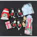 Christmas Metal Snowman Santa Votive Gingerbread Ornament & More Lot
