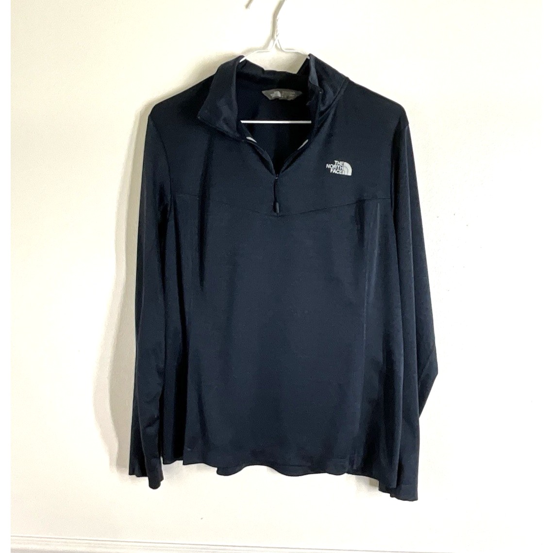 The North Face Mesh Dri-Fit 1/4 Zip Outdoor Running Hiking Pullover Women XL