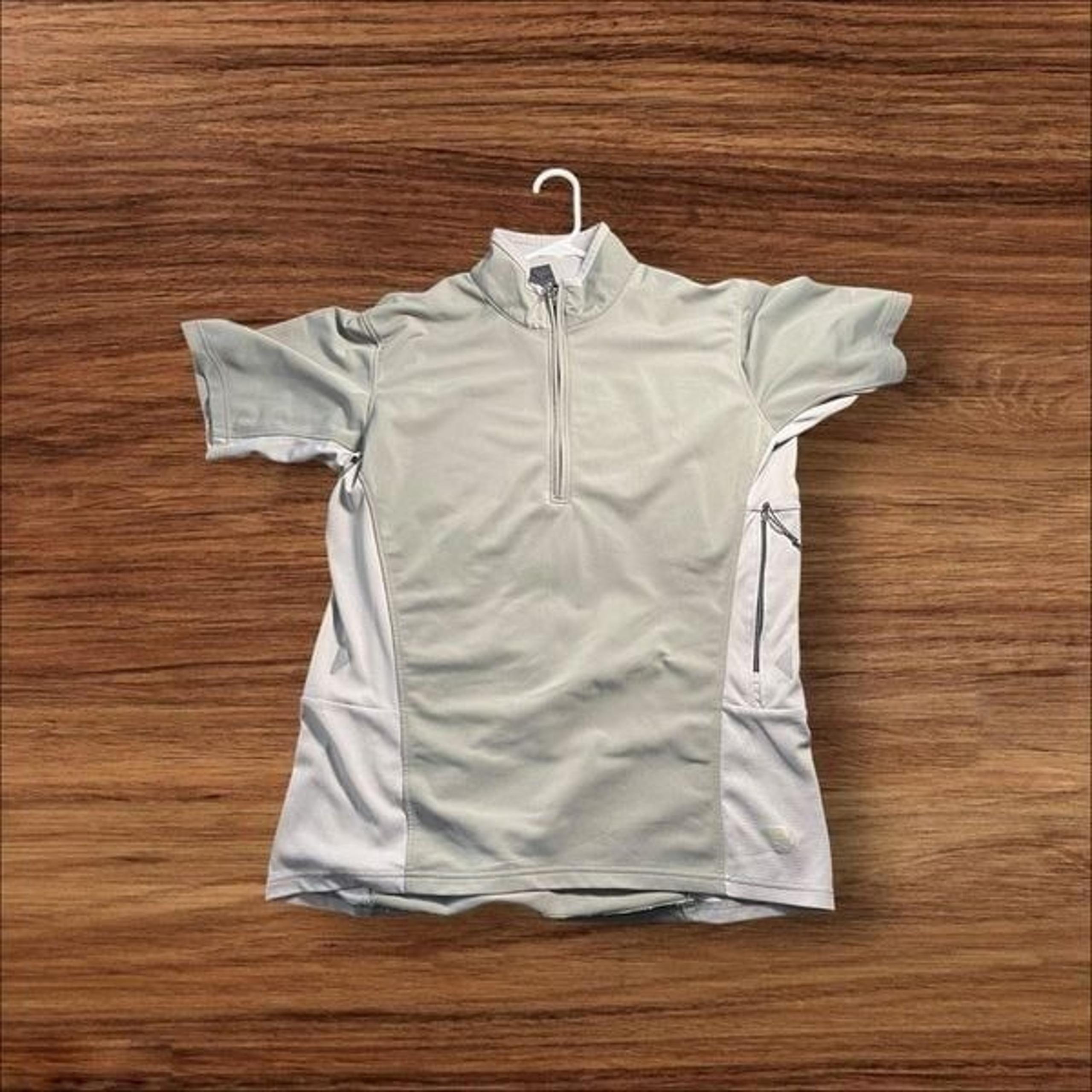 Mountain Hardwear Mens Gray Short Sleeve 1/4 Zip Cycling Athletic Jersey XL