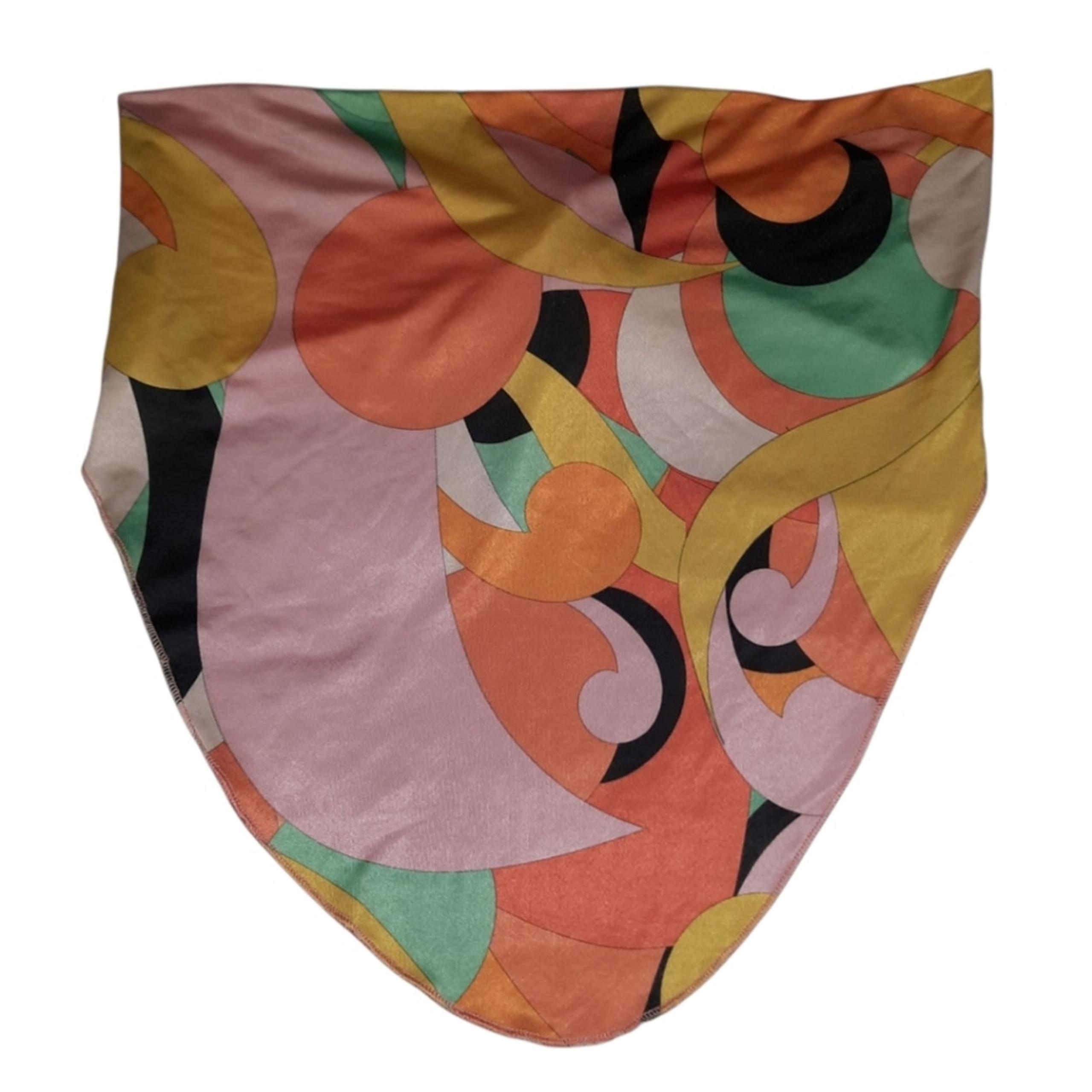 PrettyLittleThing Multicolored Tube Top Size 6