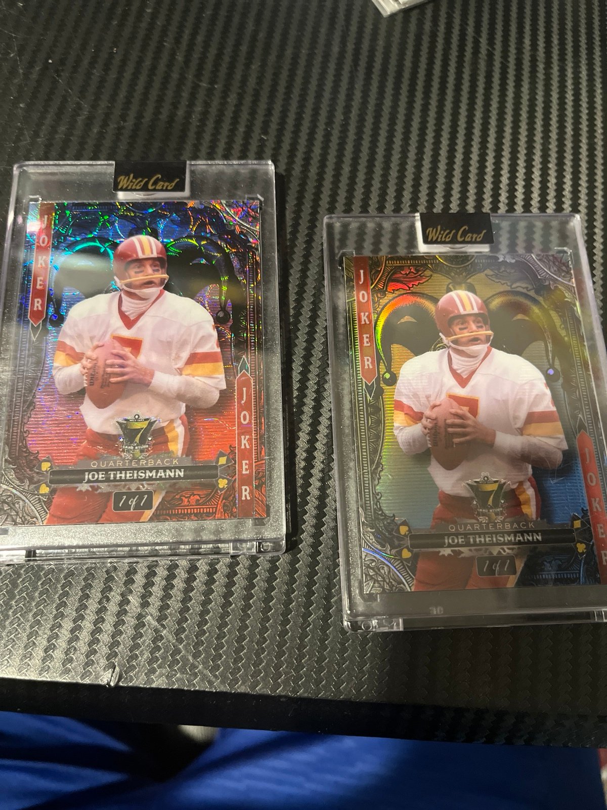 Joe Theisman 1/1 Joker box hit