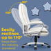 Home Office Chair, Comfortable Heavy Duty Design, Ergonomic High Back Cushion