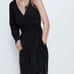 Zara asymmetrical lace trim top