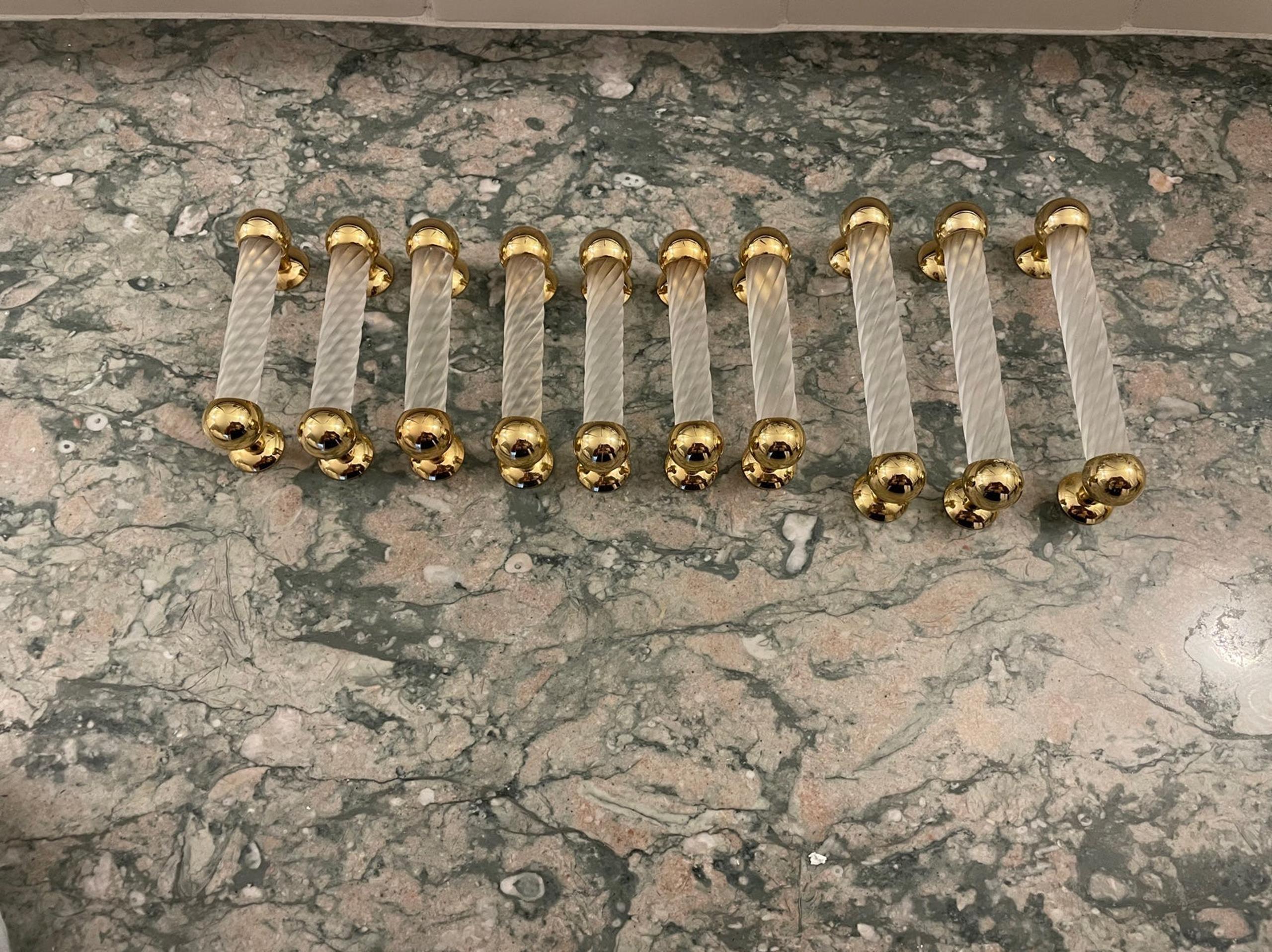 Brass cabinet pulls