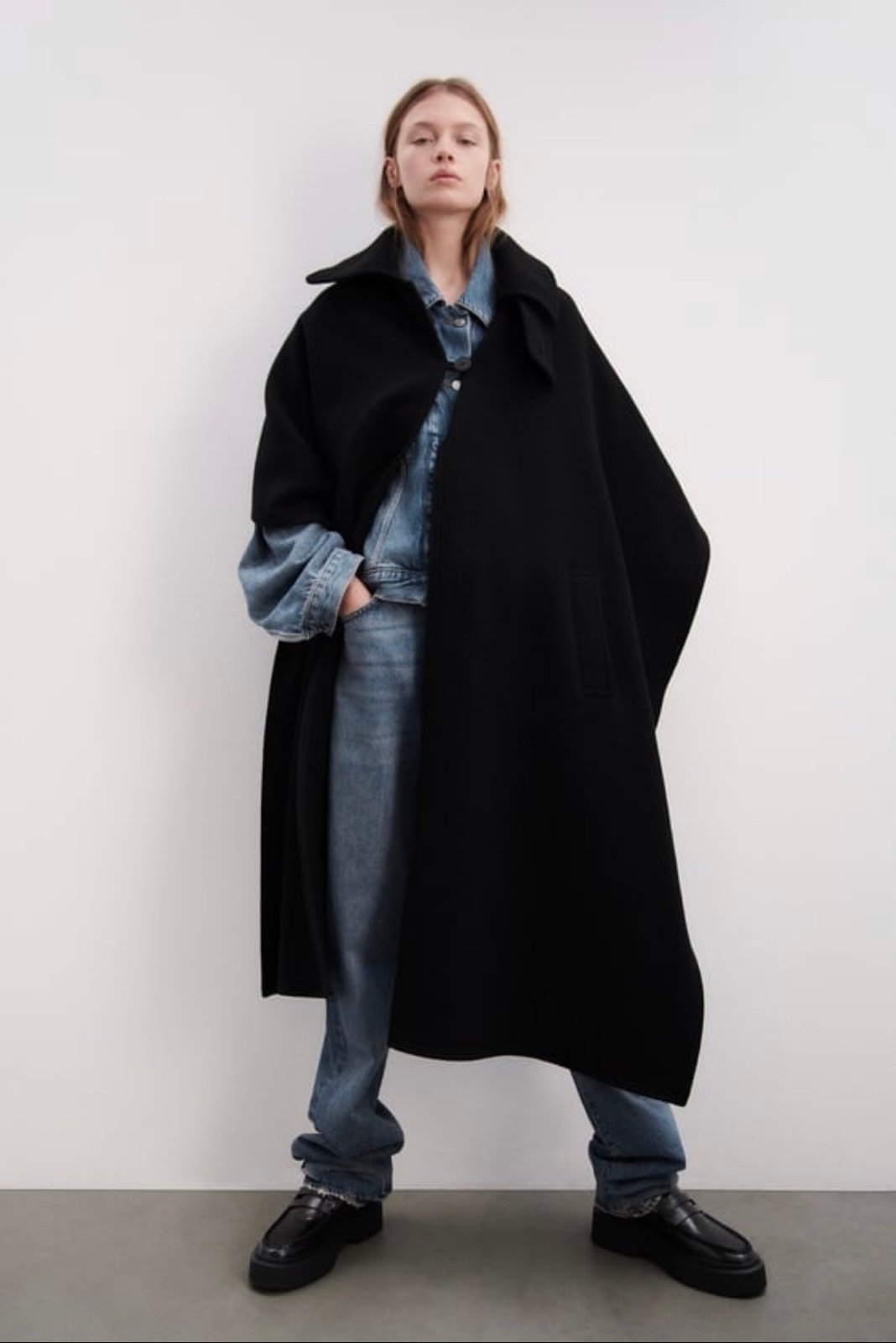 【ZARA】ZW OVERSIZE CAPE - LIMITED EDITION Zara | Jackets & Coats | Zara Wool Cape Limited Edition