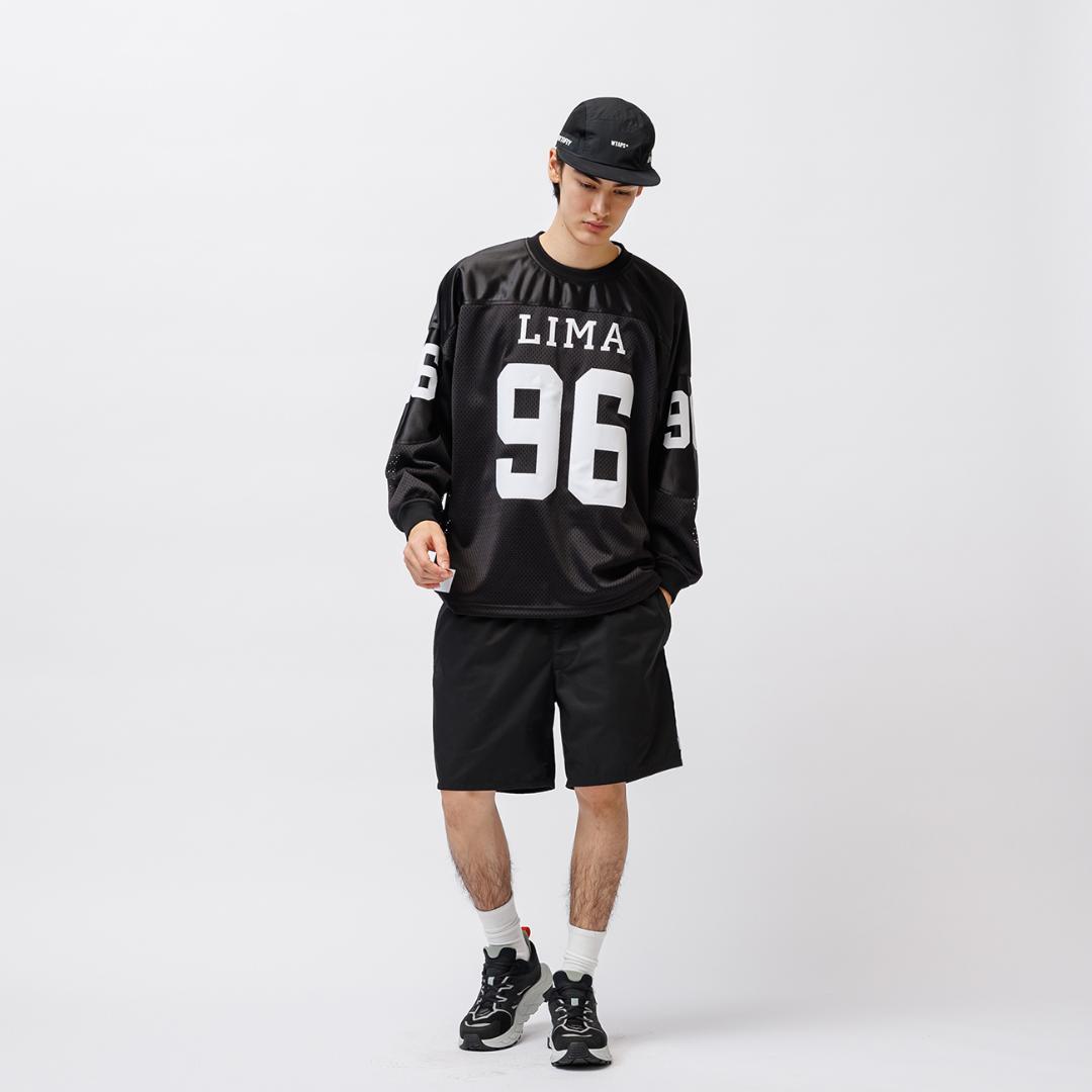 New】WTAPS 25SS NETMINDER LS POLY BLACK L