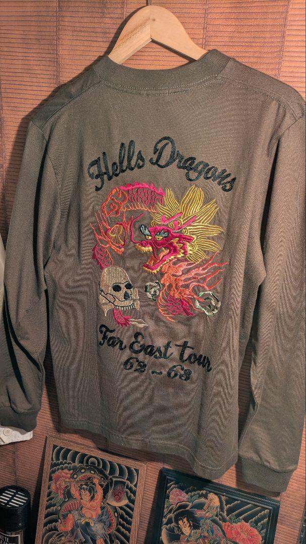 東洋エンタープライズ Long Sleeve Shirt Olive Green Long T