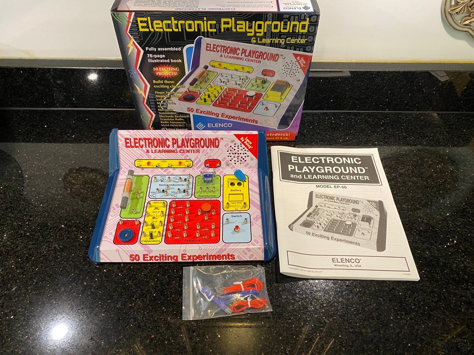 ELENCO Electronic Playground & Learning Center with Illustration Book STEM