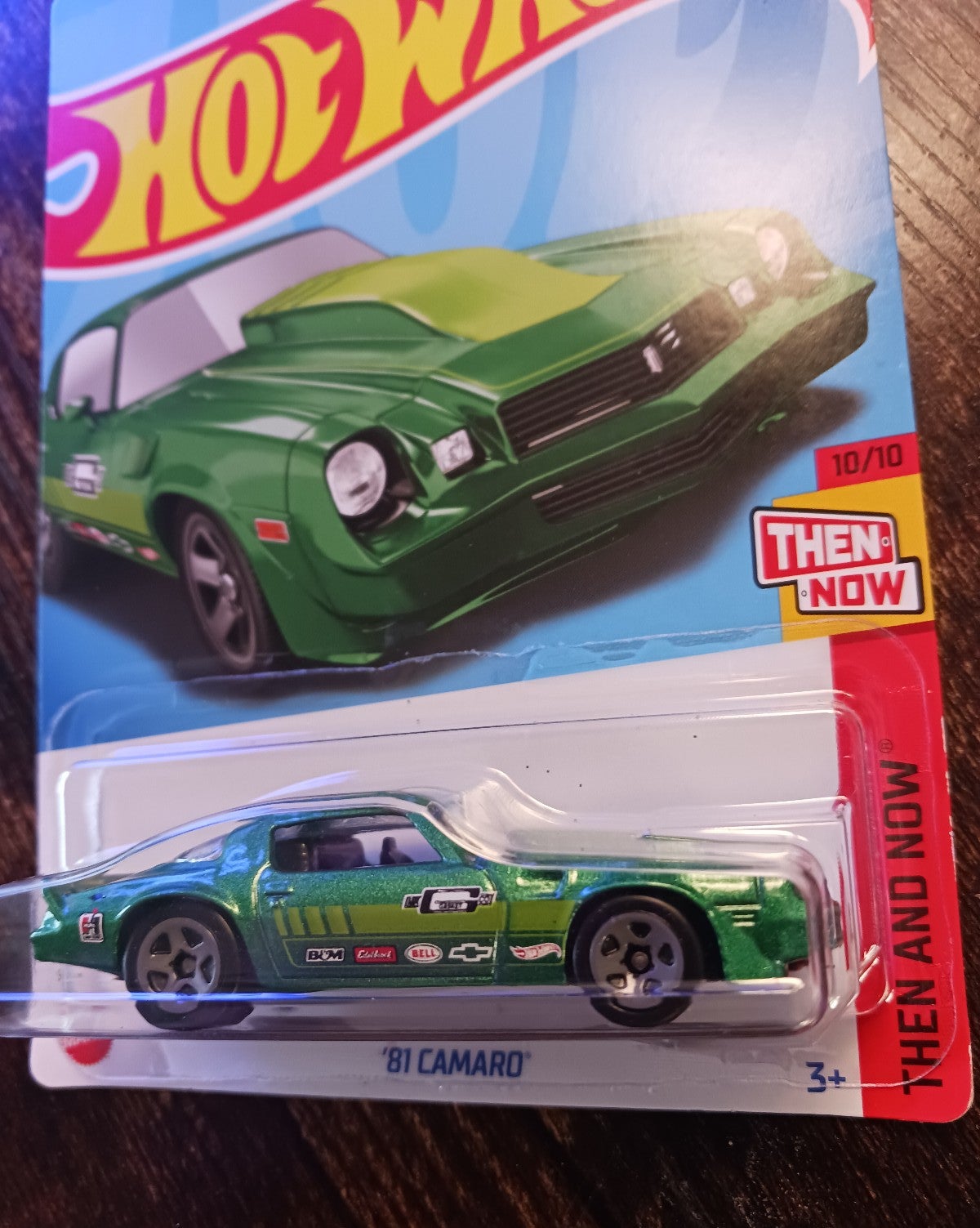 Hot wheels '81 Camaro Then and Now Green Nice!!!