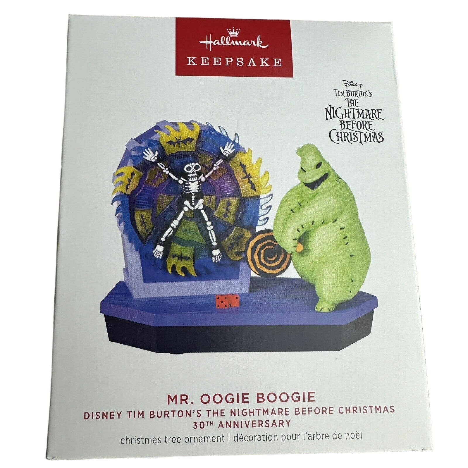 Hallmark Keepsake 2023 Mr. Oogie Boogie The Nightmare Before Christmas - Musical