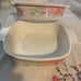 2 Vintage CorningWare Pink Peony A-1-B 1 Liter Casserole Dishes