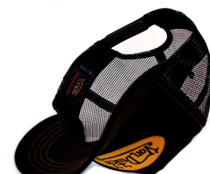 Von Dutch Trucker Hat Vintage Y2K 2000s Yellow/Red/Black Cap