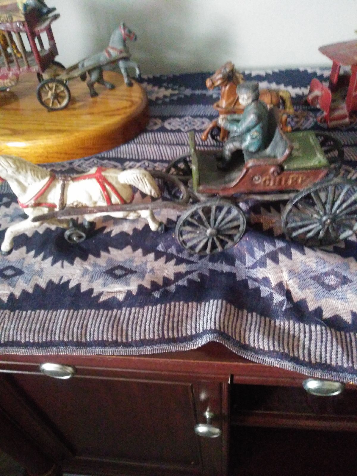 Horse drawn police buggy